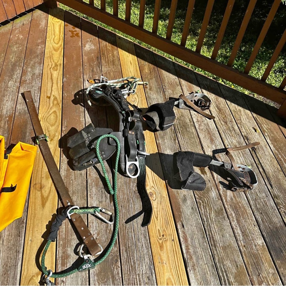 Buckingham climbing belt W/ buckingham buck squeeze+saftey